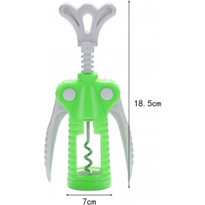 Wing Corkscrew 2 Packs, Wine Opener with Cork Screw for Kitchen, Restaurants, Bar (Green)