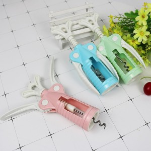 Wing Corkscrew 2 Packs, Wine Opener with Cork Screw for Kitchen, Restaurants, Bar (Light Green)