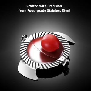 Dumpling Maker Stainless Steel Ravioli Gyoza Dough Pierogi Pie Press Mold Former (3.15 inch / 80mm)