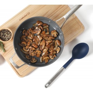 Calphalon Prime 7 Piece Sillicone and Teak Wood Kitchen Tool & Gadget Set - Navy Blue