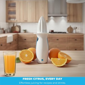 Lemon Juicer and Zester 2-in-1 Manual Citrus Squeezer with Stainless Steel Zester, Hand Lemon Press for Cocktails, Baking & Cooking, Dishwasher Safe