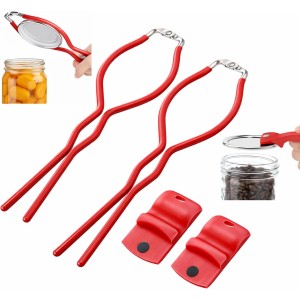 4 Pack Jar Openers Set for Weak Hands, 2...