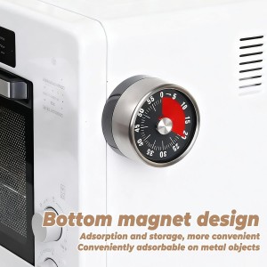 Visual Kitchen Timer,60 Minute Mechanical Egg Timers for Cooking,Classroom,Home,Study