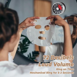 Visual Kitchen Timer,60 Minute Mechanical Egg Timers for Cooking,Classroom,Home,Study