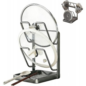 Kitchen Pot Lid Storage Rack, Stainless ...