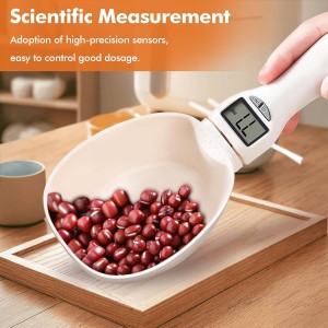 2pcs Digital Measuring Spoon Scale,Electronic Measuring Spoon 800g/0.1g High Precision with Screen,Adjustable Measuring Spoon for Cooking, Pet Food,Daily Meals