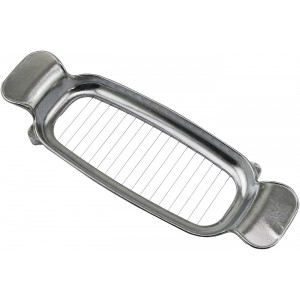 Stainless Steel Block Cheese Slicer Butter Cutter 6.5x2x19.5cm Multi Functional Sausage Ham and Egg Divider