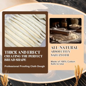 Sliner 5 Pack Nonstick Baguette Bread Pan for French Bread Baking 15 Inch 2&3&4 Loaves Baguette Baking Tray for Sourdough 2 Pcs Proofing Cloth Dough Suitable for Creating Crisp Golden Brown Crust