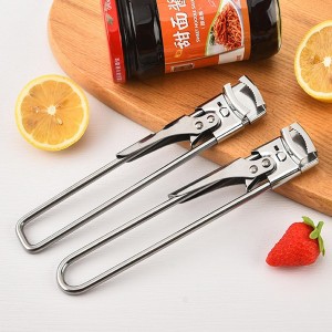 2 Pack Adjustable Stainless Steel Jar Opener for Seniors with Arthritis, Manual Lid Remover with Non-Slip Clamp, Easy Grip Bottle Opener Gadget for 0.8