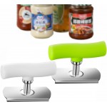 Cap Crack Jar Opener 2026 New Adjustable Multi-Lid Can Opener for Weak Hands - Ergonomic Non-Slip Grip, One-Hand Operation, Opens Bottles Cans Jars Effortlessl (White Green)
