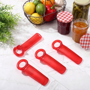 4 Pcs Jar Lid Opener, Plastic Jar Lid Openers for Seniors with Arthritis, Weak Hands, Carpal Tunnel Sufferers, Can Bottle Opener Gripper Bottle Openers Kitchen Accessories Easy Grip Tool