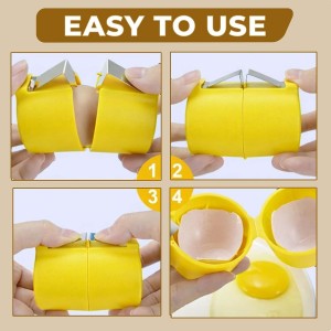3Pcs Egg Shell Opener,2026 New Egg Cracker Tool for Raw Eggs,Stainless Steel Eggshell Breaker Egg Shell Cutter Kitchen Gadgets,Hard Boiled Egg Peeler Egg Cube Egg Separator Handheld easy to use daily