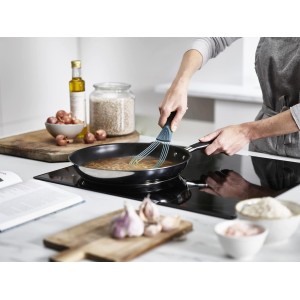 Joseph Joseph Twist Whisk 2-In-1 Collapsible Balloon and Flat Whisk Silicone Coated Steel Wire, Sky Blue (Pack of 2)