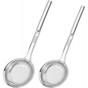 Stainless Steel Fine Mesh Skimmer Spoon,...