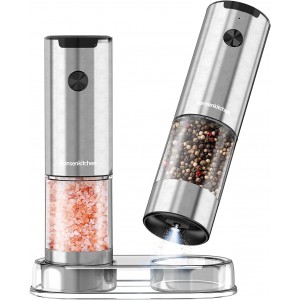 Bonsenkitchen Electric Salt and Pepper G...