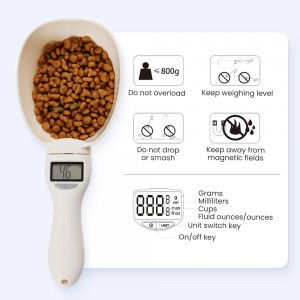 1PC Digital Measuring Spoon, 2026 New Digital Food Measuring Scoop Scale, Electronic Kitchen Measuring Spoon 800g / 0.1g High Precision with LCD Screen for Home Cooks Bakers Chefs Pet Owners