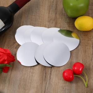 25 Pcs Silver Wine Pourer Liquor Stopping Pouring Discs Thin Round Aluminum Foil Wine Whisky Pourer Drop Reusable Spout Disks for Beverage Beer Bottle Liquid Dispenser Bar Party Christmas Gift