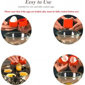 Egg Shell Opener, Egg Cracker Tool, Egg Peeler, Egg Peeler Tool for Hard Boiled Eggs New Kitchen Gadgets for Raw Egg - Red