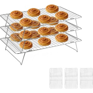 Cooling Rack, 3 Tier Stackable Cooling R...