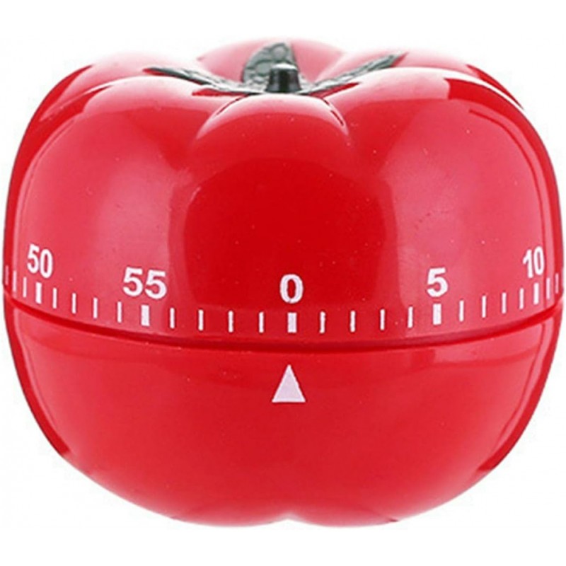 1Pcs Kitchen 60 Minutes Timer, 360 Degree Rotating Tomato Shaped Alarm Timer, Kitchen Cooking Clock, Portable Loud Alarm Counters Reminder for Home Cooking Baking