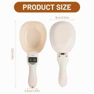 Digital Measuring Spoon Scale, 800g / 0.1g High Precision Electric Measuring Spoon with Led Display, Upgraded Multi-Functional Digital Food Scale, Removable Handle for Kitchen Gadgets and Daily Meals