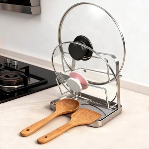 304 Stainless Steel Pot Lid Organizer & ...