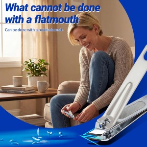 Nail Clippers Set for Men & Women, Sharp Large Opening Fingernail & Toenail Cutter, Ideal for Seniors with Thick Nails