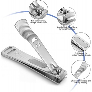 Nail Clippers Ultra Sharp Precision Fingernail & Toenail for Men Women