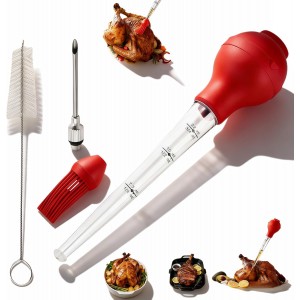 Turkey Baster with Cleaning Brush, Meat ...