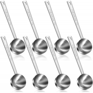 8 Pcs 2 Tablespoon Scoop,Long Handle Cof...