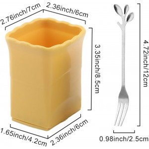 3Pcs Strawberry Slicer Cup with 2 Forks, Fruit Slicer Cup for Strawberry Egg Banana Mushroom Cucumber Kiwi and Veggie Salad Speed Cutter (SIZE:5pcs)