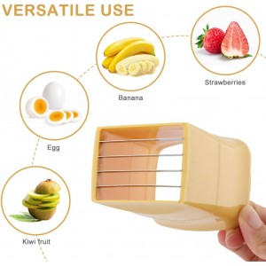 3Pcs Strawberry Slicer Cup with 2 Forks, Fruit Slicer Cup for Strawberry Egg Banana Mushroom Cucumber Kiwi and Veggie Salad Speed Cutter (SIZE:5pcs)