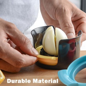 3-in-1 Egg Slicer for Hard Boiled Eggs, 3 Modes Multi-Purpose Wire Egg Cutter/Dicer with Plastics Non-Slip Base, Effortless Kitchen Gadget Tool for Soft Fruits,Strawberries,Salads