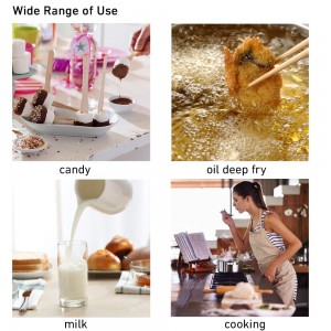 Candy Thermometer Deep Fry Thermometer with Pot Clip, Instant Read Thermometer Candy, Fry, Jam, Sugar, Syrup, Jelly Thermometer, Food Thermometer Kitchen Accessories for Home Cooking