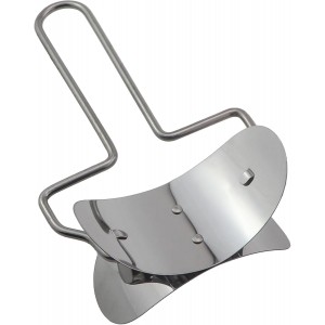 2PCS Silver Stainless Steel Pastry Roll Cutter Dumpling Wrapper Mould Baking Utensils Kitchenware