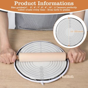 Round Silicone Baking Mat, 4