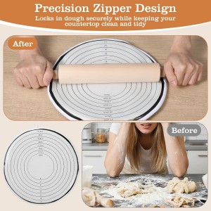 Round Silicone Baking Mat, 4