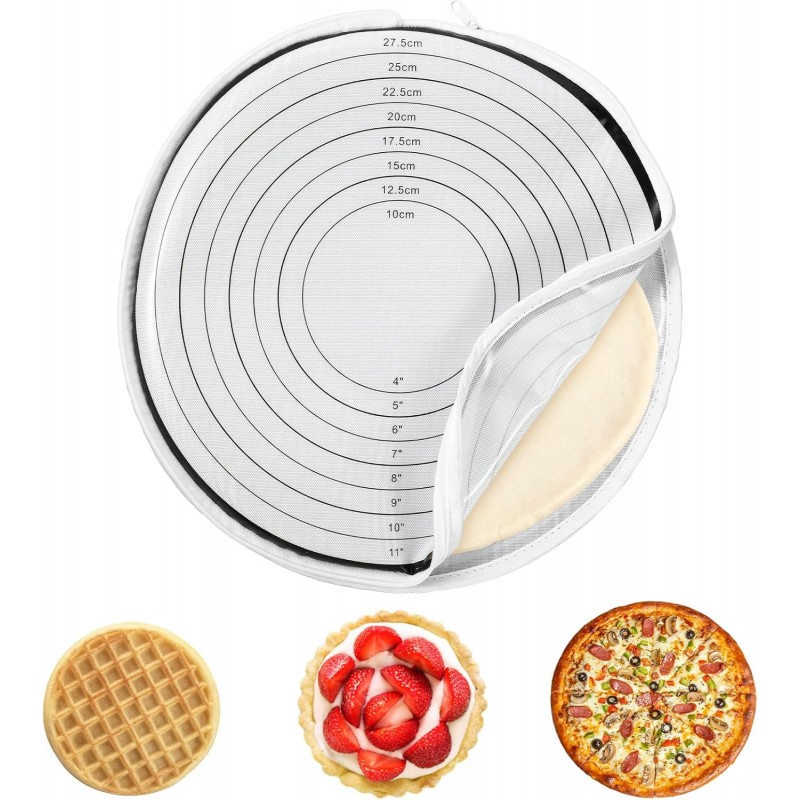 Round Silicone Baking Mat, 4