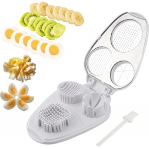 3 in 1 Boiled Egg Slicer, 3 Slice Modes ...
