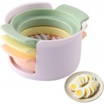 3-in-1 Egg Slicer for Hard Boiled Eggs, Wide Comfort Grip Stainless Steel Wires, Easy Clean and Store