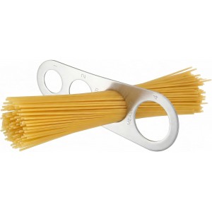 3 Pack Pasta Measuring Tool Stainless Steel Spaghetti Measuring Tool Quick For Perfect Portions, 4-Hole Durable Kitchen Cooking Measurer Tool, Silver