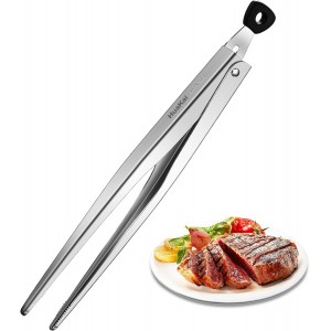 Locking Stainless Steel Kitchen Tongs, 1...