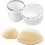 Cortador De Pastelitos Venezolanos [Pack of 2] - Sandwich Cutter and Sealer Set - Premium Stainless Steel & Plastic Pastelitos Maker Press Mold - Durable Cortador De Pastelitos Molde Venezolanos