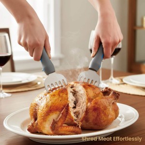 Meat Paws - 2 Pack, For Lifting, Shredding & Serving Meat, Meat Claws for Shredding, Chicken Shredder Tool, Meat Forks for Lifting & Meat Separator Tool