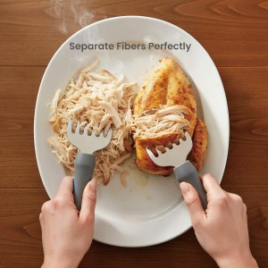 Meat Paws - 2 Pack, For Lifting, Shredding & Serving Meat, Meat Claws for Shredding, Chicken Shredder Tool, Meat Forks for Lifting & Meat Separator Tool