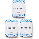 GEOMETRY Dishcloth – Spring & Summer Collection – Quick-Dry, Ultra-Absorbent, Reusable Microfiber Kitchen Towels for Drying & Cleaning - Santorini Tile - 3 Pack