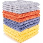 Microfiber Cleaning Cloth,10 Pack Cleaning Towels for Dish Drying Washing, 12