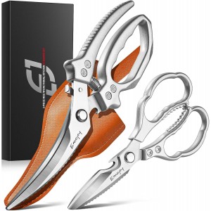 Emojoy 2-Piece Kitchen Scissors Set with...