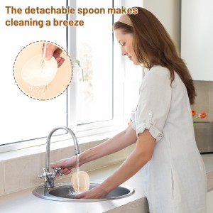 Digital Measuring Spoon Scale, Accurate Electronic Measuring Spoon with Conversion, Polygons Electric Measuring Spoon with LCD Display, for Weighing Baking Cooking