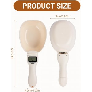 Digital Measuring Spoon Scale, Accurate Electronic Measuring Spoon with Conversion, Polygons Electric Measuring Spoon with LCD Display, for Weighing Baking Cooking
